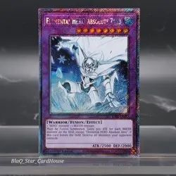 Elemental HERO Absolute Zero (Platinum Secret Rare) RA03-EN231 Yu-Gi-Oh TCG - Image 1