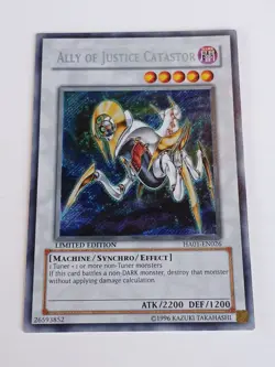 YuGiOh! Ally of Justice Catastor Ha01-En026 Limited Edition - Image 1