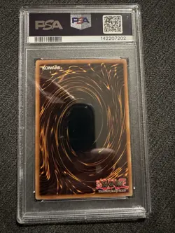 Yu-Gi-Oh PSA 9 Elemental HERO Sparkman EHC2-EN001 Secret Rare Limited - Image 2