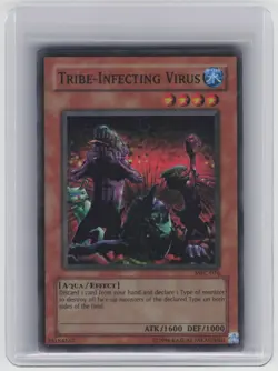 Tribe-Infecting Virus - MFC-076 - Yugioh TCG - Super Rare - Unlimited - LP - Image 1