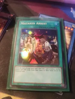 Yu-Gi-Oh! Mistaken Arrest OP29-EN009 Super Rare Near Mint - Image 1