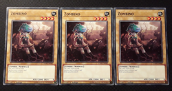Yu-Gi-Oh! 3x Zombino, EXFO-DE001, Common, 1. Auflage, Deutsch, Excellent - Image 1