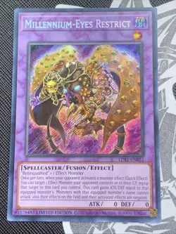 *** MILLENNIUM-EYES RESTRICT *** 1ST EDITION SECRET RARE LDS1-EN051 (NM) YUGIOH! - Image 1