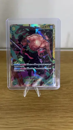 Roronoa Zoro OP06-118 SEC One Piece Card PRB-02 The Best Vol. 2 Japanese Bandai - Image 1