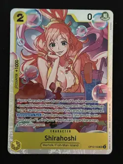 Shirahoshi SR Legacy of the Master OP12-102 LP-NM One Piece Card - Image 1