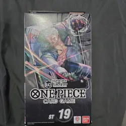 One Piece Tcg Black Smoker Starter Deck (ST-19) Brand New Sealed With PRB01 Pack - Image 1