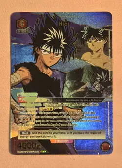 Bandai Union Arena Yu Yu Hakusho Hiei Alternate Art Super Rare YYH-1-083 - Image 1