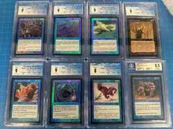 8x card CGC BGS lot (raynd) - Image 1