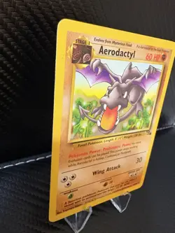 Aerodactyl 16/62 Fossil Non Holo Rare WOTC 1999 Pokemon Card LP - Image 4