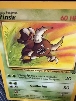 Pinsir 25/64 Jungle Set Pokemon Card LP Non-Holo Vintage WOTC 1999 - Image 2