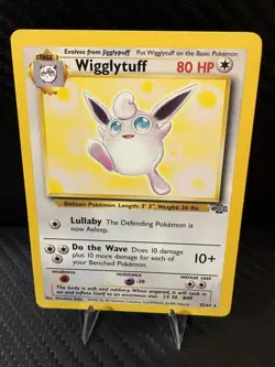 Wigglytuff 32/64 Jungle Rare Non Holo LP 1999 WOTC Vintage Pokemon Card - Image 1