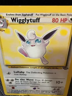 Wigglytuff 32/64 Jungle Rare Non Holo LP 1999 WOTC Vintage Pokemon Card - Image 2