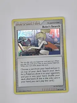 Pokemon Card Bebe's Search Mysterious Treasures Holo 109/123 LP/NM - Image 1