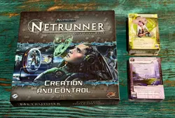 CREATION AND CONTROL Android: Netrunner LCG Deluxe Expansion Complete Box/Manual - Image 1