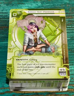 CREATION AND CONTROL Android: Netrunner LCG Deluxe Expansion Complete Box/Manual - Image 3
