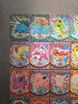 Pokemon Topps Series 1 - 34 X Card Bundle - Non Holo Black Logo - Image 2