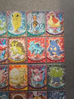 Pokemon Topps Series 1 - 34 X Card Bundle - Non Holo Black Logo - Image 3