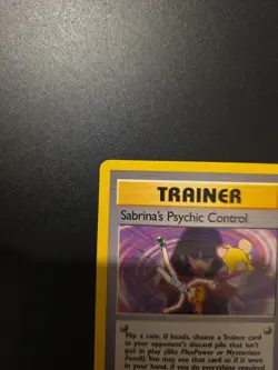 Pokemon TCG Cards 121/132 Sabrina’s Psychic Control 1st Edition Gym Challenge NM - Image 2