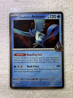 Team Rocket's Articuno - 051-182 (Cosmos Holo) Holo Promo Miscellaneous Cards & - Image 1