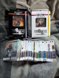 Final Fantasy TCG Foil Normal Character Deck Card Bundle - Image 1