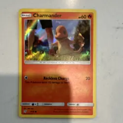 Pokemon Charmander Detective Pikachu 4/18 Holo Common Basic 60 HP TCG Card - Image 1