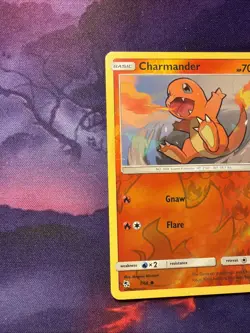 Charmander 7/68 Hidden Fates 2019 Reverse Holo Foil Pokemon TCG Card - NM - Image 2