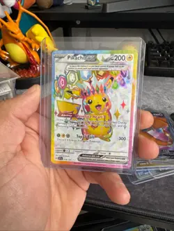 Pikachu ex Tera Full Art 219/191 NM Pokemon Card SV Paradox Rift Pack Fresh - Image 1