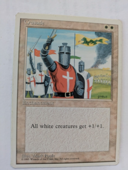 True Near MInt Crusades 4th Edition MTG NM fourth banned card - Image 1