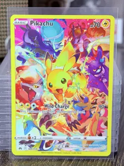 Pokemon Pikachu 160/159 Crown Zenith Full Art Secret Rare Holo Card NM - Image 1