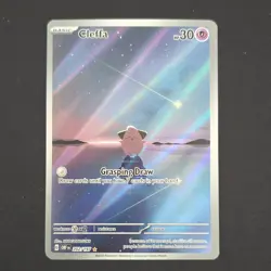 Pokemon TCG Cleffa OBF 202/197 Rare Foil Basic Psychic 30HP 2023 Card - Image 1