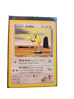 🚀Pokemon Blaine's Lot, Set Of 5 Vintage 1999 Cards. Near Mint 🚀 - Image 4