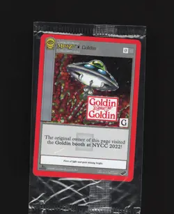 2022 NYCC Seance MetaZoo x GOLDIN - Holo Promo Card - Sealed - NM/M UFO - Image 1