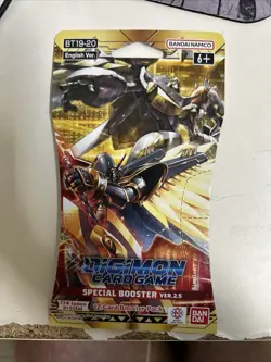 Digimon Card Game Special Booster Ver 2.5 12 Card Booster Pack (BT19-20) - Image 1