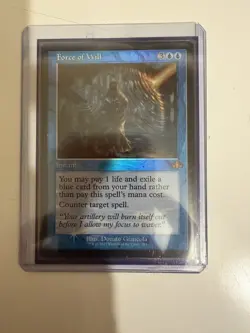 MTG Retro Dominaria Remastered DMR Force of Will MINT - Image 1