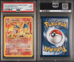 PSA 9 Charizard #4/102 Classic Collection Celebrations Pokemon Card 2021 - Image 1
