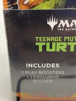 Magic The Gathering Teenage Mutant Ninja Turtles Tin 3 Boosters Michelangelo New - Image 2