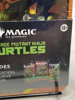 Magic The Gathering Teenage Mutant Ninja Turtles Tin 3 Boosters Michelangelo New - Image 3