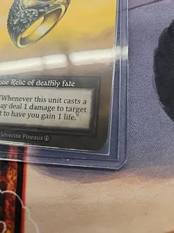 Sorcery Contested Realm Arthurian Legends - Ring of Morrigan - Nonfoil Unique - Image 4