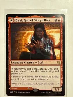 MTG: Birgi, God Of Storytelling/Harnfel, Horn Of Bounty Kaldheim - Image 1