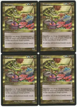 MTG Atogatog x4 Odyssey Rare LP - Image 1