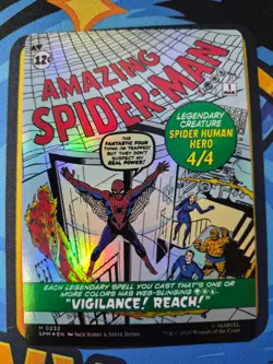 Peter Parker / Amazing Spider-Man M 0233 Borderless Foil | Magic The Gathering - Image 2