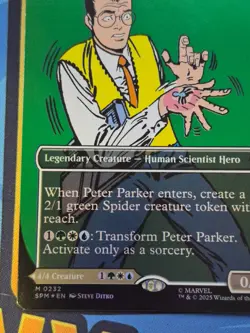 Peter Parker / Amazing Spider-Man M 0233 Borderless Foil | Magic The Gathering - Image 5