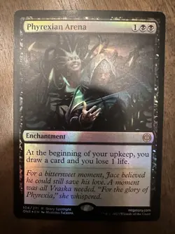 Phyrexian Arena : MTG *FOIL* Phyrexia All Will Be One #104 / NM - Image 1