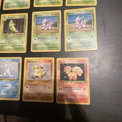 Lot Of 70+ Pokemon Base Set Non-Holo Pikachu Yellow Cheeks Trainers And Energy - Image 3