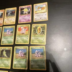 Lot Of 70+ Pokemon Base Set Non-Holo Pikachu Yellow Cheeks Trainers And Energy - Image 4