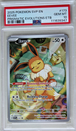 PSA 10 EEVEE 2025 Pokemon Black Star Promo #173 - Image 1