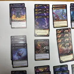 World Of Warcraft TCG Warlock Card Lot - Image 2