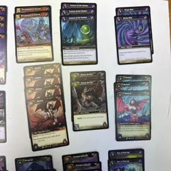 World Of Warcraft TCG Warlock Card Lot - Image 3
