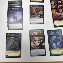 World Of Warcraft TCG Warlock Card Lot - Image 5