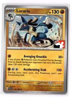 Lucario - 114/198 Prize Pack Series Cards Normal NM - Image 1